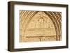 St. Anne's gate tympanum, west front, Notre Dame Cathedral, France-Godong-Framed Photographic Print