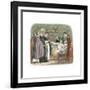 St Anselm Reluctantly Accepting the Archbishopric of Canterbury, 1093-null-Framed Giclee Print