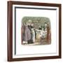 St Anselm Reluctantly Accepting the Archbishopric of Canterbury, 1093-null-Framed Giclee Print