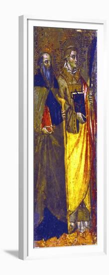 St Anthony Abbot and a Martyr, C1355-C1390-null-Framed Giclee Print