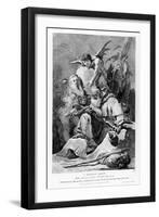 St. Anthony Abbot Enduring the Temptations of the Devil-Giovanni Battista Tiepolo-Framed Giclee Print