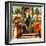 St Anthony Abbot on Throne Surrounded by Saints Leonardo and Giuliano-Domenico Ghirlandaio-Framed Giclee Print