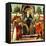 St Anthony Abbot on Throne Surrounded by Saints Leonardo and Giuliano-Domenico Ghirlandaio-Framed Stretched Canvas