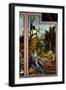 St. Anthony and St. Paul, Detail from the Isenheim Altarpiece, circa 1512-16-Matthias Grünewald-Framed Giclee Print