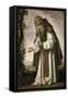 St. Anthony Dispirited, 1640-Francisco de Zurbarán-Framed Stretched Canvas