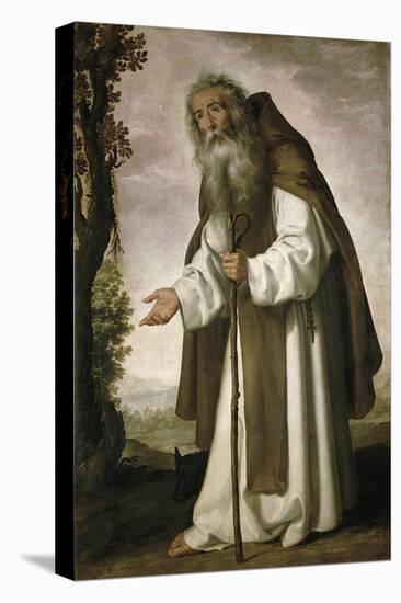 St. Anthony Dispirited, 1640-Francisco de Zurbarán-Stretched Canvas