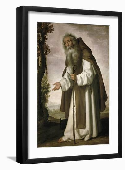 St. Anthony Dispirited, 1640-Francisco de Zurbarán-Framed Giclee Print