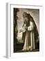 St. Anthony Dispirited, 1640-Francisco de Zurbarán-Framed Giclee Print