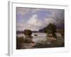 St. Anthony Falls as it Appeared in 1848, 1855-Henry Lewis-Framed Giclee Print