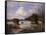 St. Anthony Falls as it Appeared in 1848, 1855-Henry Lewis-Framed Stretched Canvas