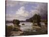 St. Anthony Falls as it Appeared in 1848, 1855-Henry Lewis-Stretched Canvas