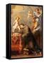 St. Anthony of Padua Adoring the Infant Christ-Elisabetta Sirani-Framed Stretched Canvas