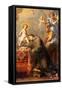 St. Anthony of Padua Adoring the Infant Christ-Elisabetta Sirani-Framed Stretched Canvas