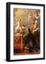 St. Anthony of Padua Adoring the Infant Christ-Elisabetta Sirani-Framed Art Print