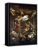 St Anthony of Padua Healing a Young Man, C1654-1705-Luca Giordano-Framed Stretched Canvas