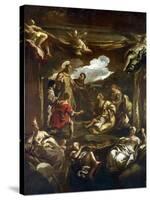St Anthony of Padua Healing a Young Man, C1654-1705-Luca Giordano-Stretched Canvas