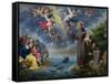 St. Anthony of Padua Preaching to the Fish-Victor Wolfvoet-Framed Stretched Canvas