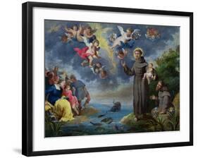 St. Anthony of Padua Preaching to the Fish-Victor Wolfvoet-Framed Giclee Print