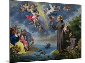 St. Anthony of Padua Preaching to the Fish-Victor Wolfvoet-Mounted Giclee Print