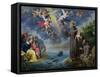 St. Anthony of Padua Preaching to the Fish-Victor Wolfvoet-Framed Stretched Canvas