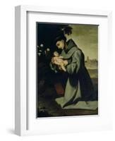 St. Anthony of Padua-Francisco de Zurbarán-Framed Giclee Print