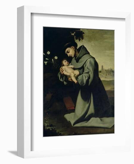 St. Anthony of Padua-Francisco de Zurbarán-Framed Giclee Print