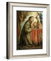 St. Anthony of Padua-Don Juan Carreno de Miranda-Framed Giclee Print