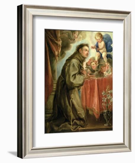 St. Anthony of Padua-Don Juan Carreno de Miranda-Framed Giclee Print