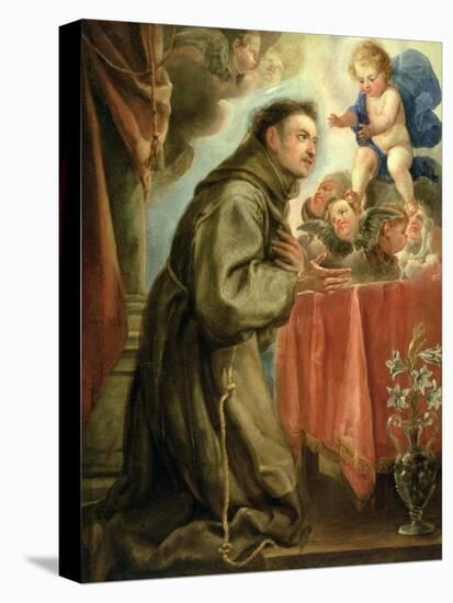 St. Anthony of Padua-Don Juan Carreno de Miranda-Stretched Canvas