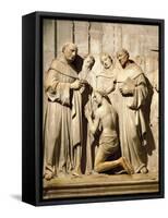 St Anthony Receiving Franciscan Habit-null-Framed Stretched Canvas
