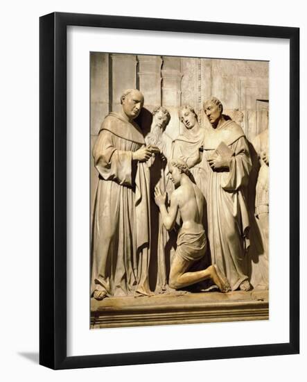 St Anthony Receiving Franciscan Habit-null-Framed Giclee Print