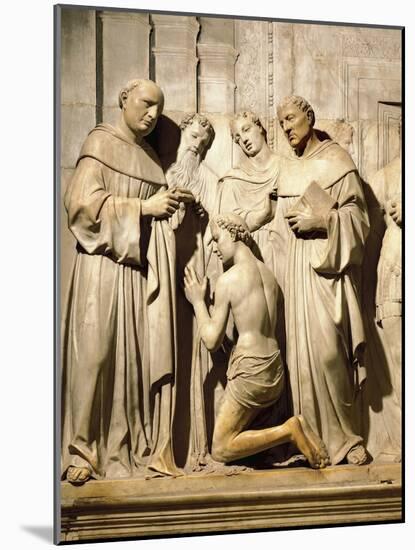 St Anthony Receiving Franciscan Habit-null-Mounted Giclee Print