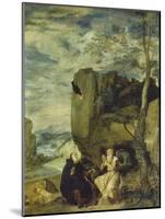 St, Anthony the Abbot and St, Paul the First Hermit, Ca. 1642-Diego Velazquez-Mounted Giclee Print