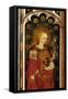 St. Apollonia, Holding a Pair of Pincers and a Tooth, Detail of the Rood Screen, St. Michael's…-null-Framed Stretched Canvas