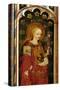 St. Apollonia, Holding a Pair of Pincers and a Tooth, Detail of the Rood Screen, St. Michael's…-null-Stretched Canvas