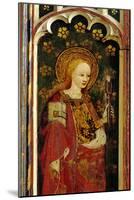 St. Apollonia, Holding a Pair of Pincers and a Tooth, Detail of the Rood Screen, St. Michael's…-null-Mounted Giclee Print