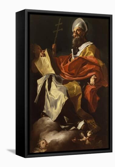 St Athanasius-Francesco Solimena-Framed Stretched Canvas