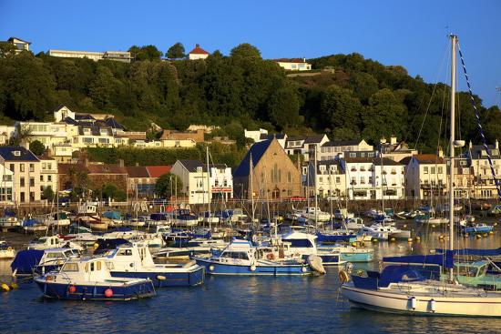 St. Aubin's Harbour, St. Aubin, Jersey, Channel Islands, Europe'  Photographic Print - Neil Farrin | AllPosters.com