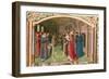 St Augustin, Bishop of Hippo in Discussion-null-Framed Giclee Print