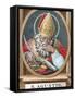 St. Augustine (354-430). African Bishop, Doctor and Father of the Church-Prisma Archivo-Framed Stretched Canvas