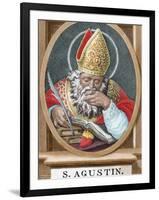 St. Augustine (354-430). African Bishop, Doctor and Father of the Church-Prisma Archivo-Framed Photographic Print