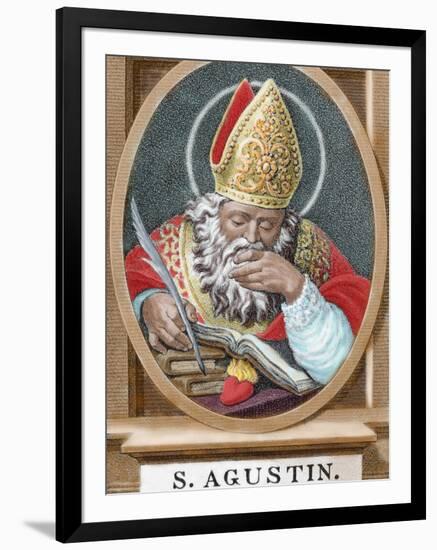 St. Augustine (354-430). African Bishop, Doctor and Father of the Church-Prisma Archivo-Framed Photographic Print