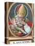 St. Augustine (354-430). African Bishop, Doctor and Father of the Church-Prisma Archivo-Stretched Canvas