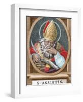 St. Augustine (354-430). African Bishop, Doctor and Father of the Church-Prisma Archivo-Framed Photographic Print