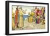 St Augustine and the English-George Morrow-Framed Art Print