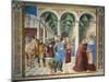 St. Augustine Arriving in Milan, Detail from Stories of St. Augustine, 1465-Benozzo Gozzoli-Mounted Giclee Print