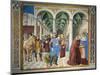 St. Augustine Arriving in Milan, Detail from Stories of St. Augustine, 1465-Benozzo Gozzoli-Mounted Giclee Print