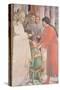 St. Augustine as a Boy, from the Life of St. Augustine-Benozzo di Lese di Sandro Gozzoli-Stretched Canvas