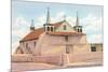 St. Augustine Church, Iselta Pueblo-null-Mounted Art Print