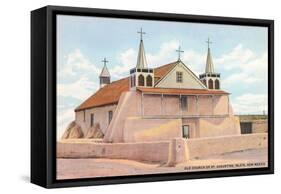 St. Augustine Church, Iselta Pueblo-null-Framed Stretched Canvas